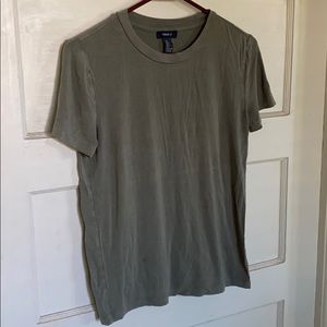 Distressed Green Lazy T-Shirt